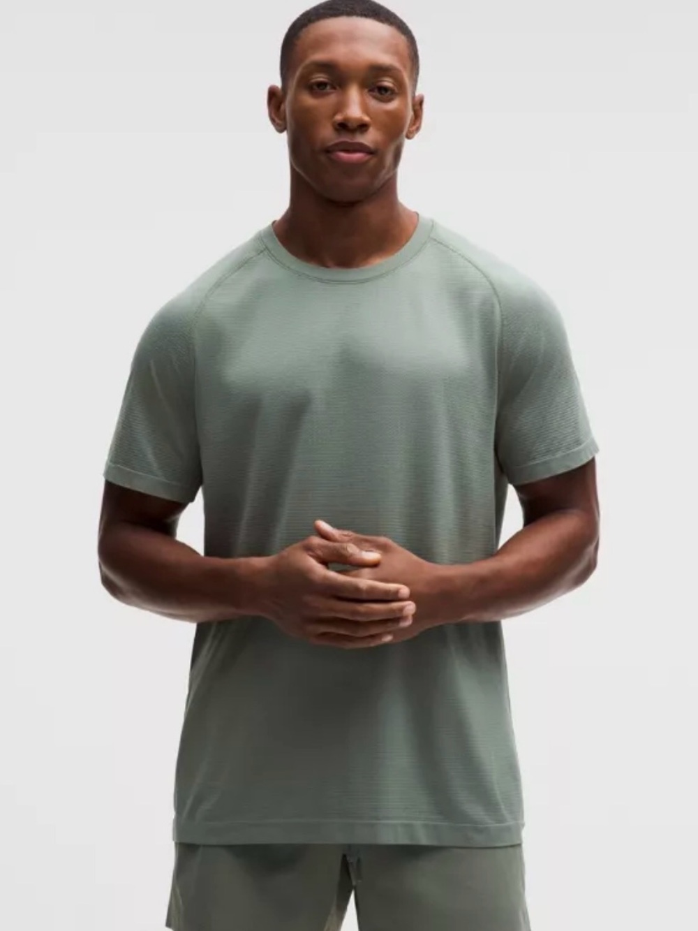 lululemon athletica Men's Crew Neck Short Sleeve Tee - Sage
